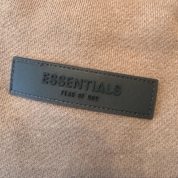 ESSENTIALS FEAR OF GOD Brown Relaxed Crewneck as XS - Picture 6 of 8